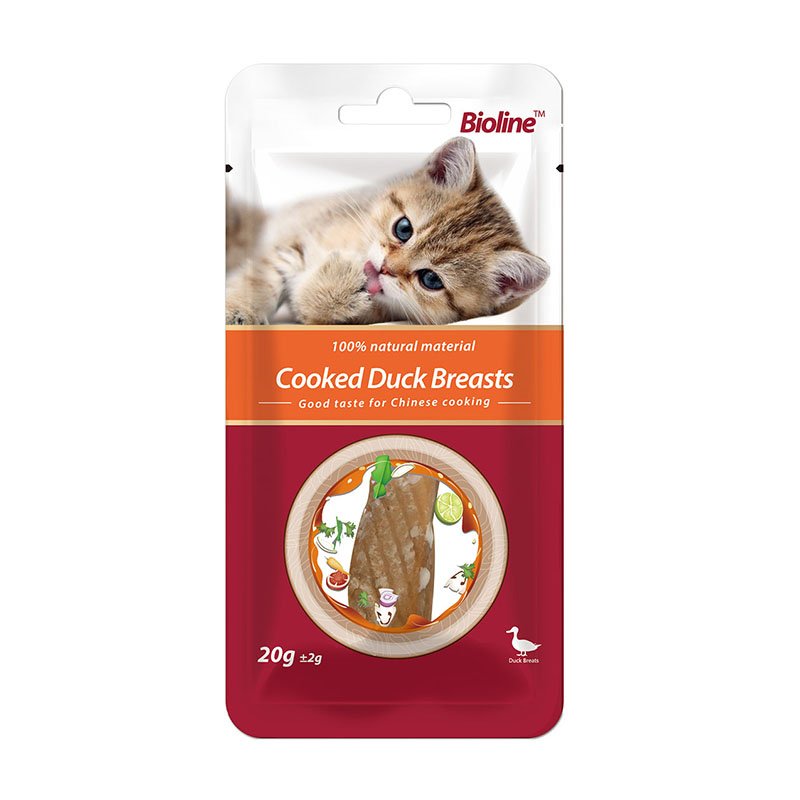 Cat Treats – Cooked Chicken/Duck/Salmon Breasts