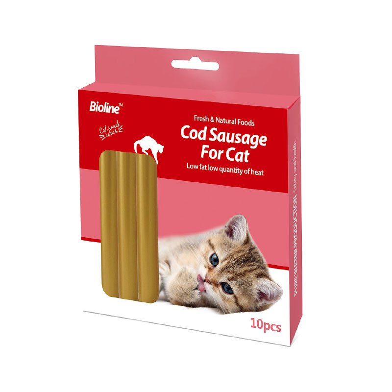 Cod Sausage for Cat
