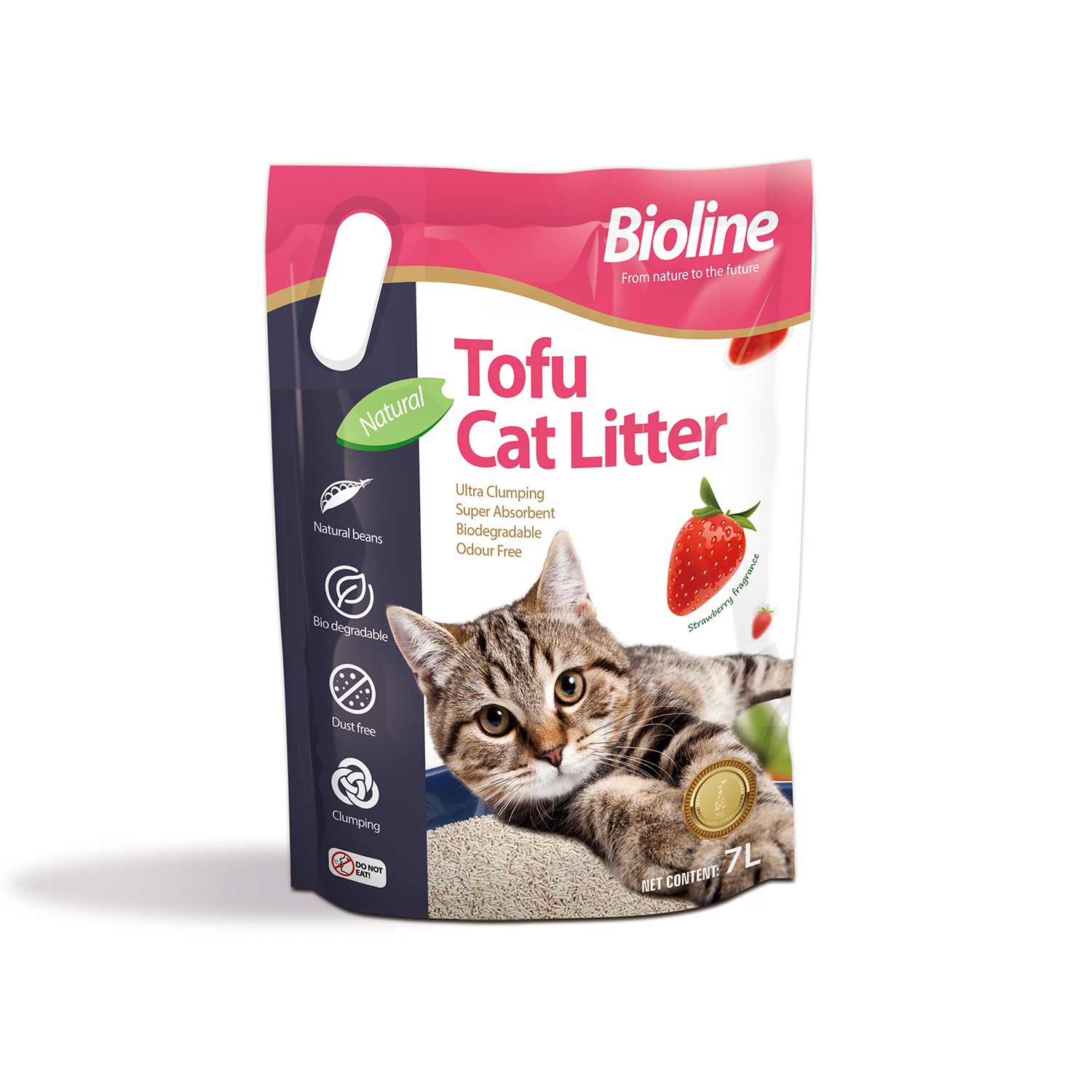 Bioline Tofu Cat Litter Strawberry fragrance