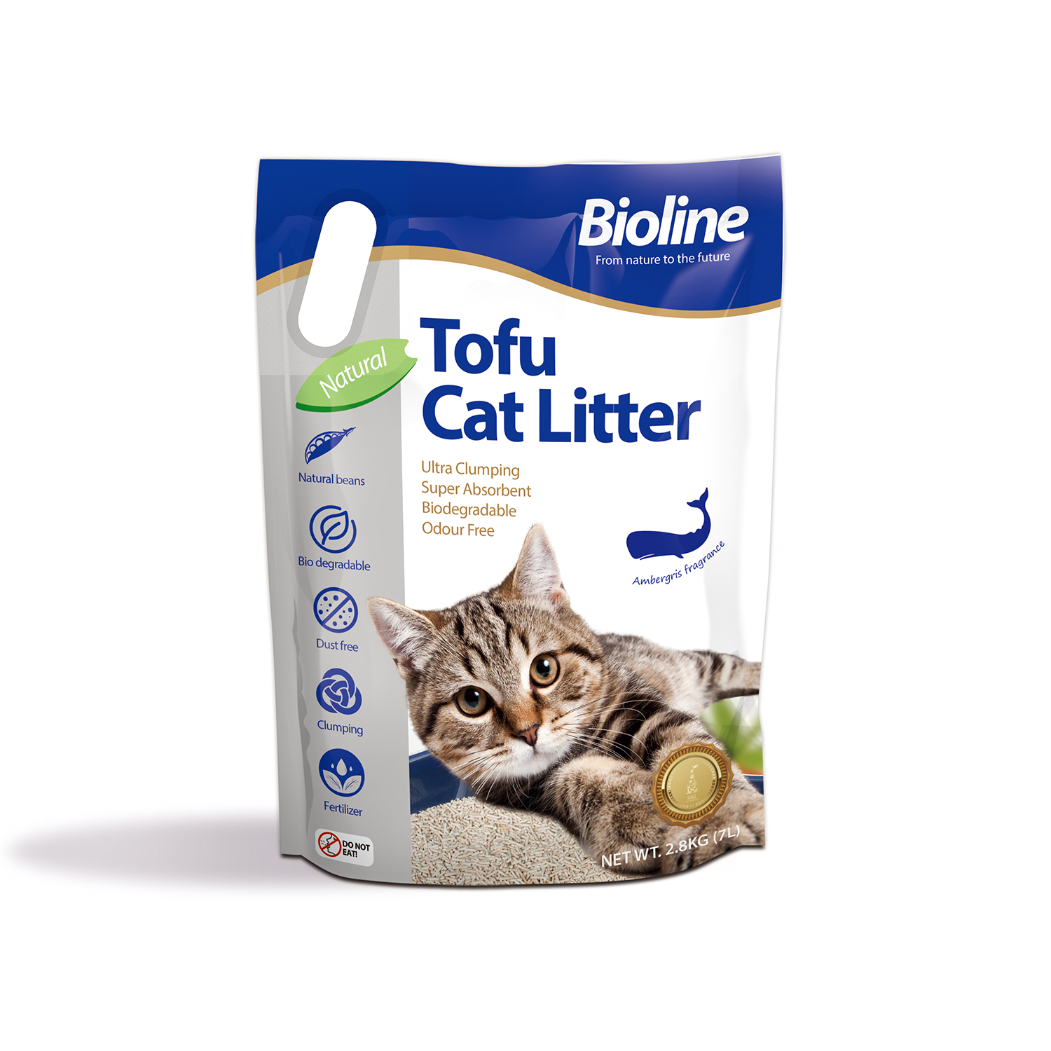 Bioline Tofu Cat Litter Ambergris  fragrance