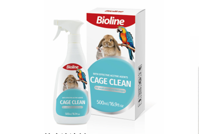 Is it difficult to clean pet cages? Bioline Cage Clean makes cleaning easier